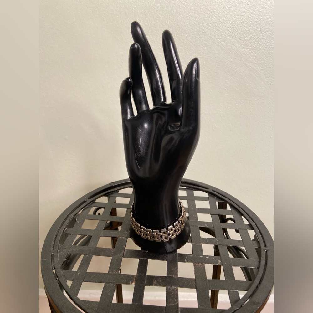 Silver bracelet costume jewelry
